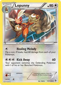 Lopunny  - Reverse Holofoil Boundaries Crossed - Uncommon