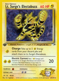Lt. Surge's Electabuzz (27) (27) 027  - 1st Edition Gym Heroes - Rare