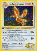 Lt. Surge's Fearow 007  - 1st Edition Holofoil Gym Heroes - Holo Rare