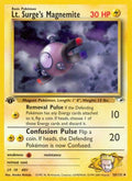 Lt. Surge's Magnemite (50) (50) 050  - 1st Edition Gym Heroes - Uncommon