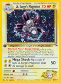Lt. Surge's Magneton 008  - 1st Edition Holofoil Gym Heroes - Holo Rare