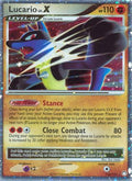 Lucario LV.X  - Holofoil Mysterious Treasures - Ultra Rare
