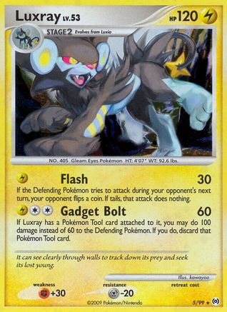 Luxray 005  - Reverse Holofoil Arceus - Holo Rare