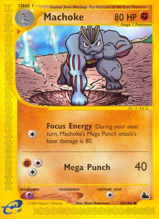 Machoke  Skyridge - Uncommon