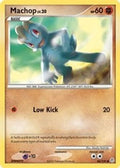 Machop  - Reverse Holofoil Diamond and Pearl - Common