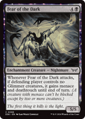 Fear of the Dark (DSK-098) - Duskmourn: House of Horror: (enchantment)