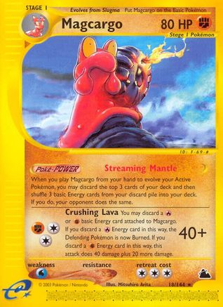 Magcargo (18)  - Reverse Holofoil Skyridge - Rare