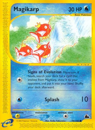 Magikarp  - Reverse Holofoil Skyridge - Common