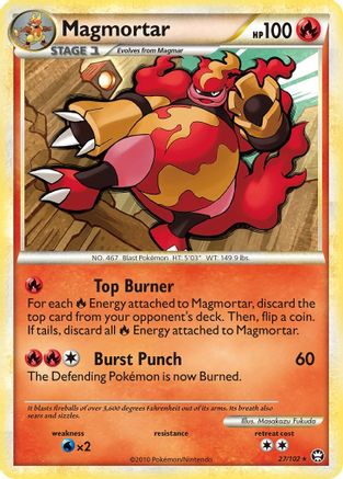 Magmortar  Triumphant - Rare