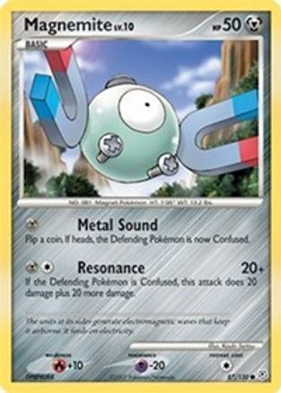 Magnemite 087  - Reverse Holofoil Diamond and Pearl - Common