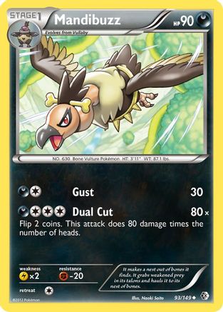 Mandibuzz  - Reverse Holofoil Boundaries Crossed - Uncommon
