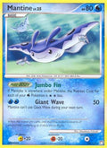 Mantine  - Reverse Holofoil Mysterious Treasures - Rare