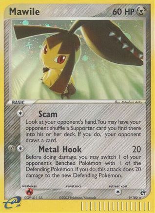 Mawile/100  - Holofoil Sandstorm - Holo Rare