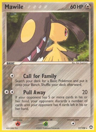 Mawile  - Reverse Holofoil Power Keepers - Rare