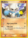 Meditite  - Reverse Holofoil Emerald - Common