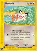 Meowth  - Reverse Holofoil Skyridge - Common