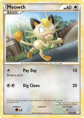 Meowth 075  HeartGold SoulSilver - Common