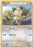 Meowth (#4)  HGSS Trainer Kit Gyarados & Raichu - Common