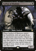 Author of Shadows (Extended Art) (C21-362) - Commander 2021: (Extended Art)