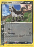Mightyena - 42/109/109  - Reverse Holofoil Ruby and Sapphire - Uncommon