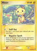 Minun  - Reverse Holofoil Deoxys - Uncommon