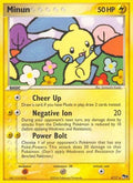 Minun/017  - Holofoil POP Series 3 - Rare