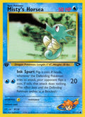 Misty's Horsea 087  - 1st Edition Gym Challenge - Common