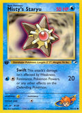 Misty's Staryu 090  - 1st Edition Gym Heroes - Common