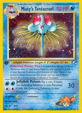 Misty's Tentacruel 010  - 1st Edition Holofoil Gym Heroes - Holo Rare