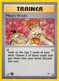 Misty's Wrath 114  - 1st Edition Gym Heroes - Uncommon