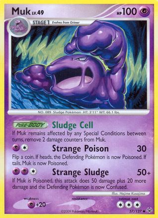 Muk  - Reverse Holofoil Platinum - Uncommon
