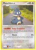 Munchlax 033  - Reverse Holofoil Diamond and Pearl - Rare