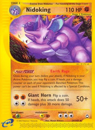 Nidoking (24) (24) 024/147  Aquapolis - Rare