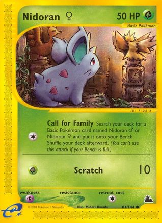Nidoran F (81)  Skyridge - Common