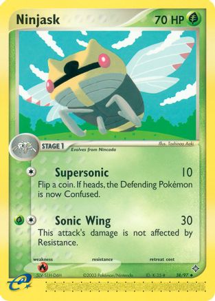 Ninjask - 38/97/97  Dragon - Uncommon