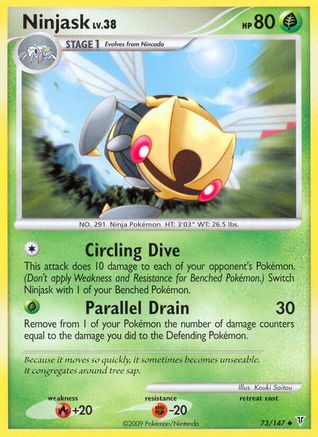 Ninjask  - Reverse Holofoil Supreme Victors - Uncommon