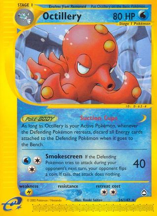 Octillery  Aquapolis - Rare