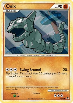 Onix (57)  - Reverse Holofoil Unleashed - Common