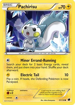 Pachirisu 037  Plasma Freeze - Common