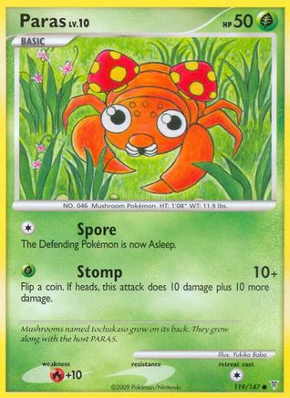 Paras  - Reverse Holofoil Supreme Victors - Common