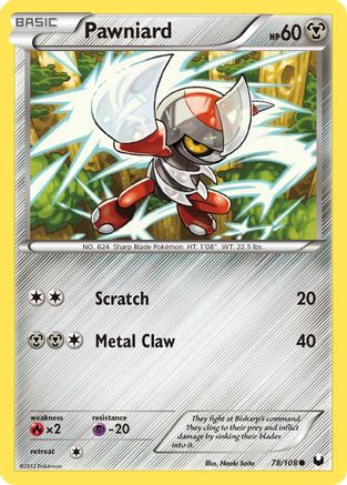 Pawniard  - Reverse Holofoil Dark Explorers - Common