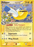 Pelipper (Delta Species)  - Reverse Holofoil Crystal Guardians - Rare