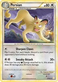 Persian 027  HeartGold SoulSilver - Rare