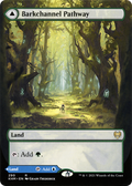 Barkchannel Pathway (Borderless) (KHM-290) - Kaldheim: (Showcase) Foil