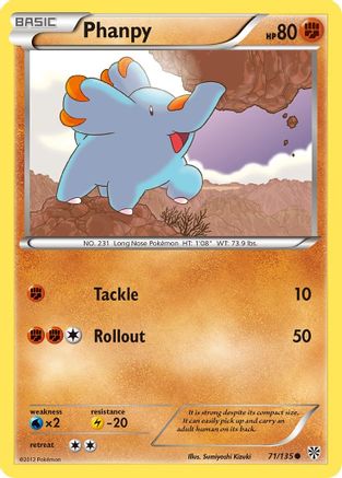 Phanpy/135  Plasma Storm - Common