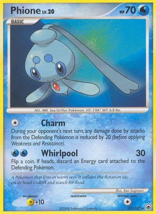 Phione (27)  - Reverse Holofoil Majestic Dawn - Rare