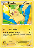 Pikachu 050  - Reverse Holofoil Boundaries Crossed - Common