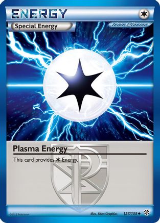 Plasma Energy (Team Plasma) 127  - Reverse Holofoil Plasma Storm - Uncommon