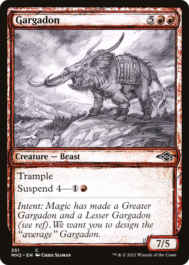 Gargadon (Showcase) (MH2-351) - Modern Horizons 2: (Showcase)