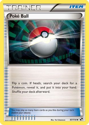 Poke Ball/114  Black and White - Uncommon